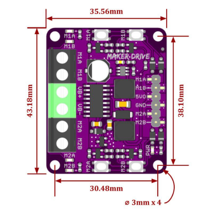 Cytron Maker Drive H-Bridge Motor Driver for Beginner - Image 3