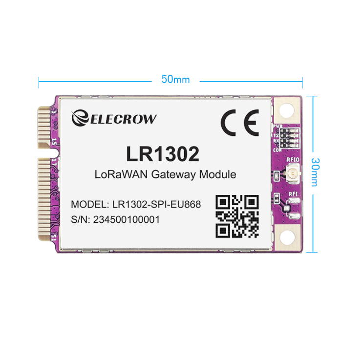 Elecrow LR1302 LoRaWAN Gateway Module SPI EU868 SX1302 Long Range Gateway Module Support 8 Channels - Image 3