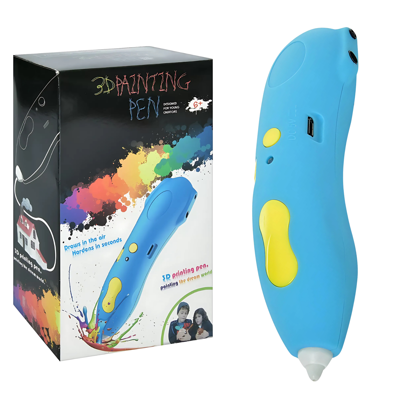 Goofoo 3D Printing Pen Blue Color - Image 2
