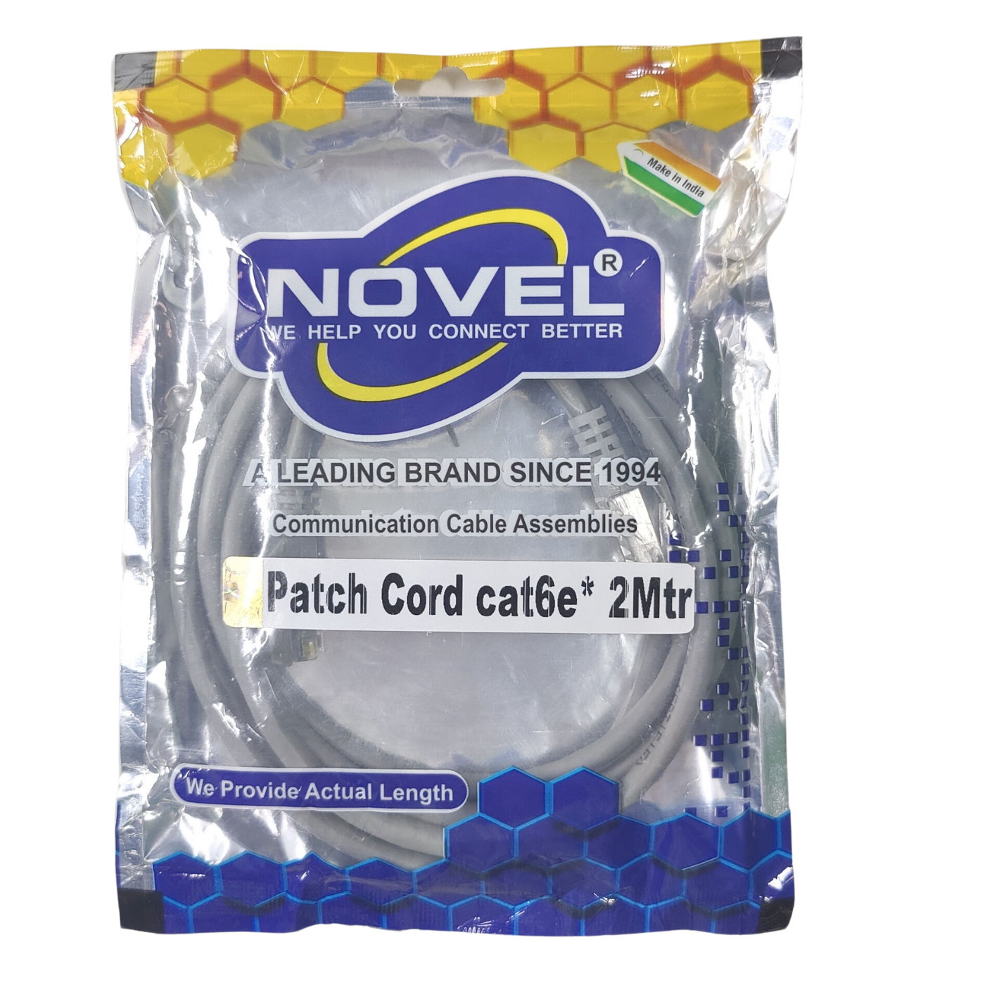 NOVEL Cat 6E Patch Cord Cable 2 Meter Length
