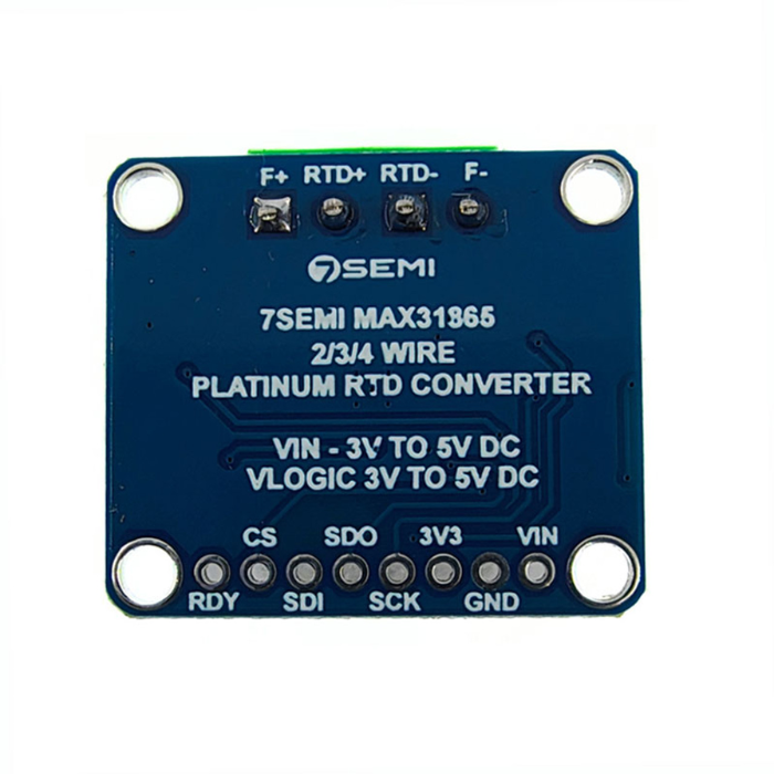 PT100 RTD 2-Wire Temperature Sensor Breakout Board with MAX31865 Amplifier -7Semi