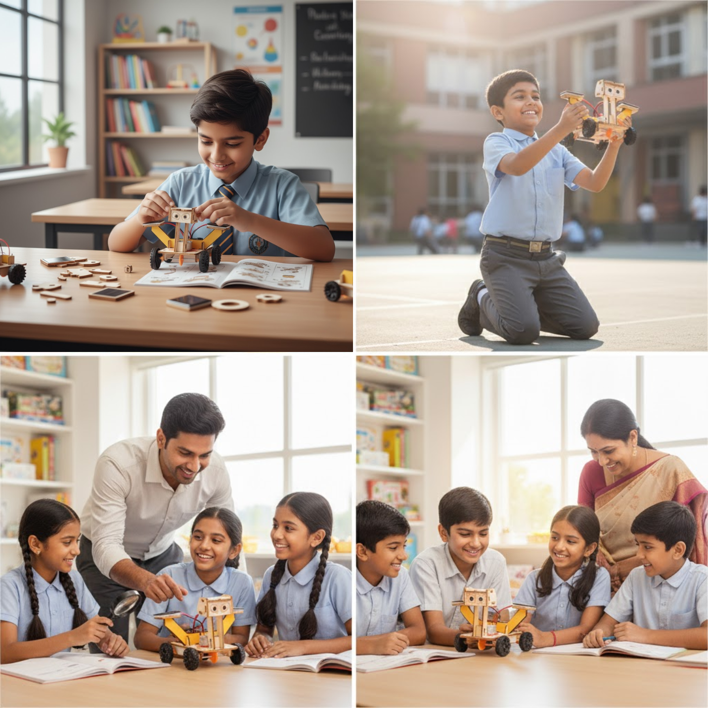 Pludo STEM Moon Rover Kit – DIY Science Experiment Kit for Kids 11–14 | Grade 6–8 Solar Energy Model - Image 3