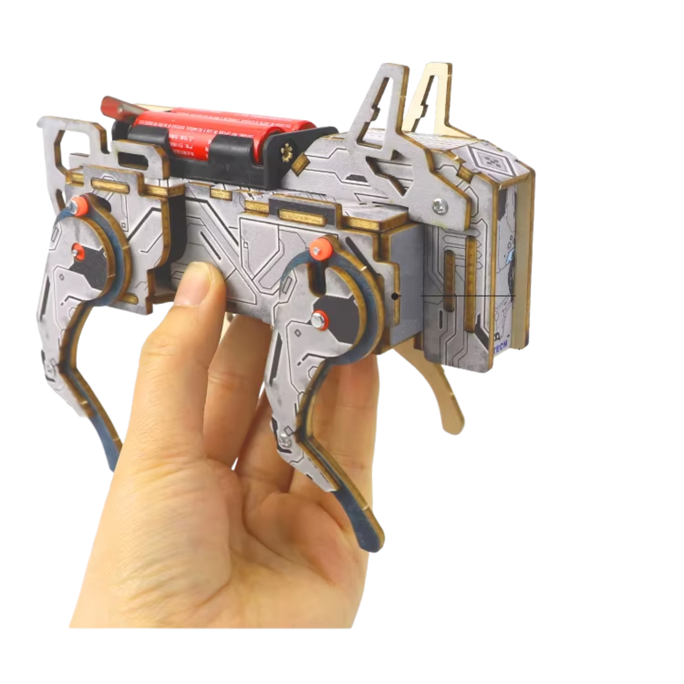 Pludo Sound Activated Robotic Dog DIY Kit – Learn Sound Detection and Mechanics for Ages 14–18 | Grade 9–10 - Image 6