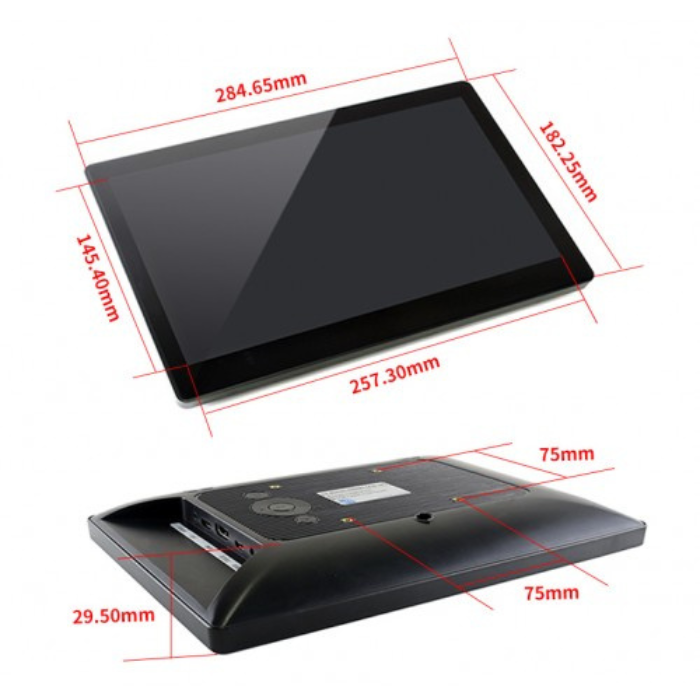 Waveshare 11.6inch HDMI Capacitive Touch Screen LCD 1920×1080 with Case - Image 2