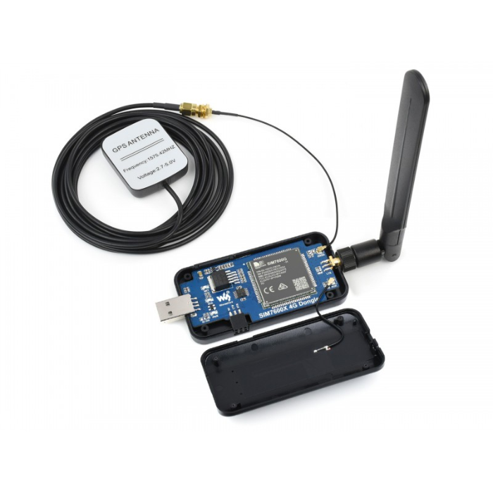 Waveshare SIM7600G-H 4G DONGLE with GNSS Global Band Support - Image 3