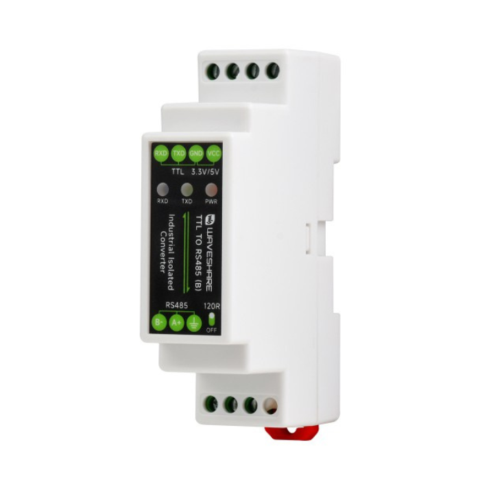 Waveshare TTL to RS485 Industrial Isolated Converter Rail-Mount with Multi-Isolation Protection - Image 2
