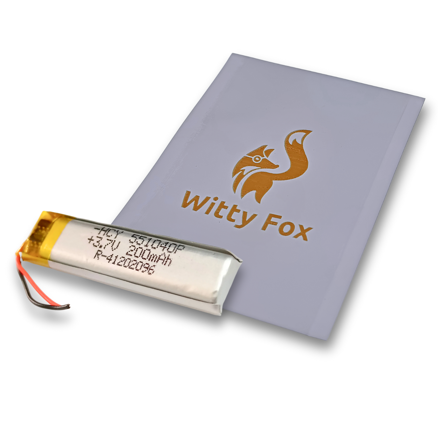 Witty Fox 200mAh 3.7V Rechargeable Lithium Polymer Battery