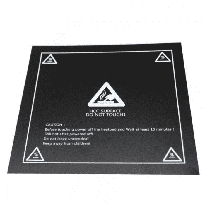 214x214mm Heat Bed Sticker Build Plate Tape with Adhesive Backing for 3D Printer