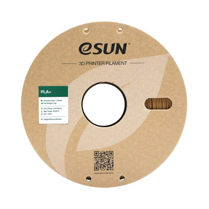 eSun 1.75mm PLA+ 3D Printing Filament 1kg Light Brown Color - Image 3