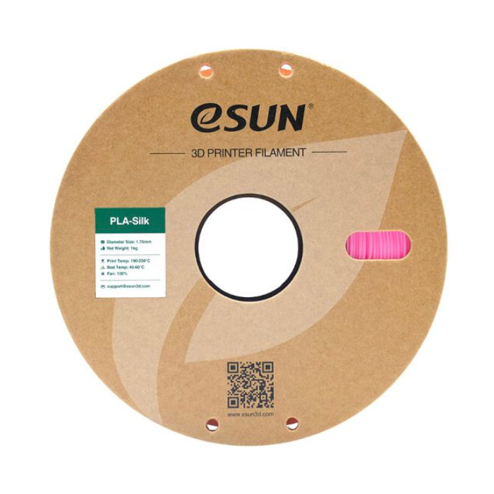 eSun 1.75mm Silk PLA Filament 1kg/roll Pink Color