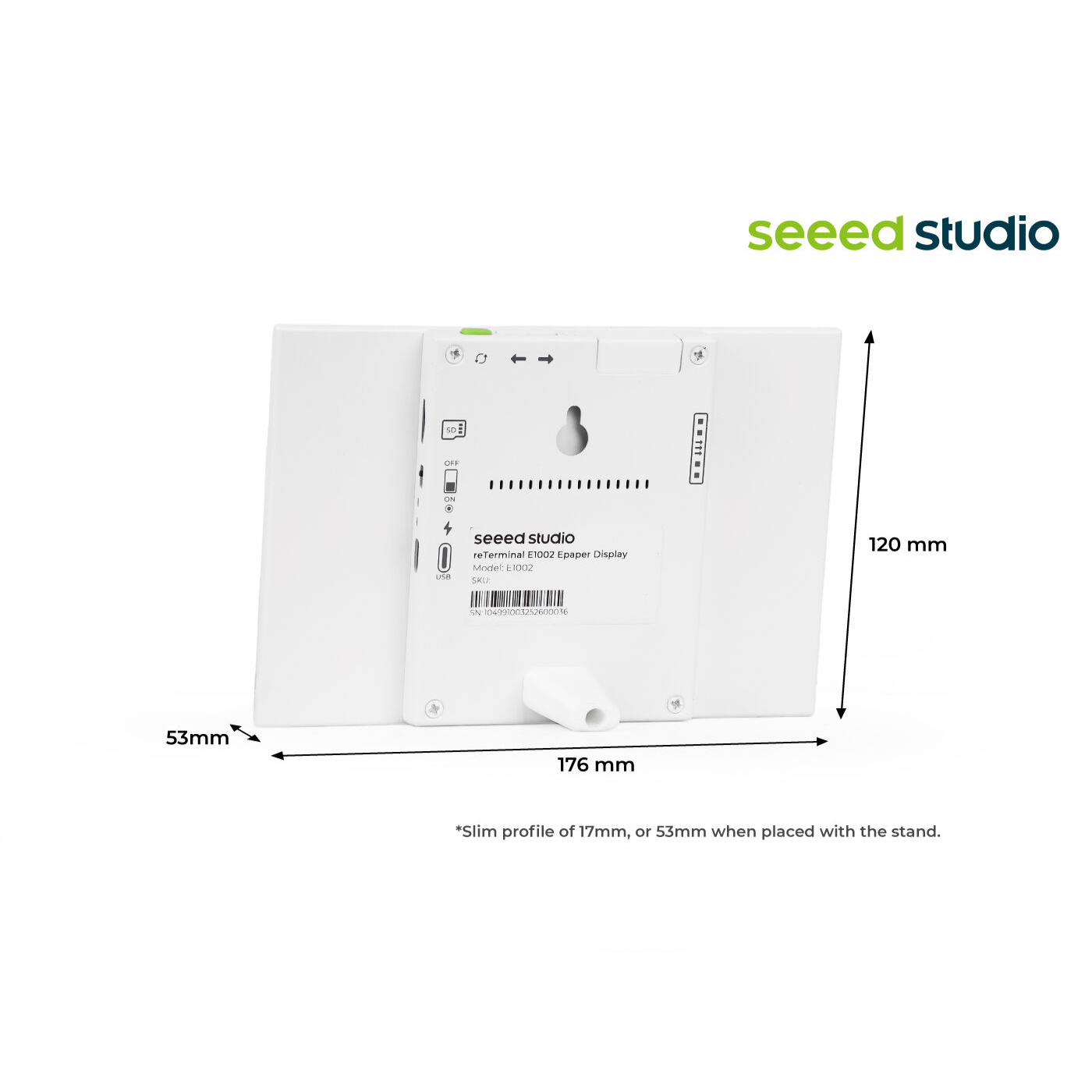 reTerminal E1002 – 7.3" Full-Color ePaper Display with ESP32-S3 - Image 4