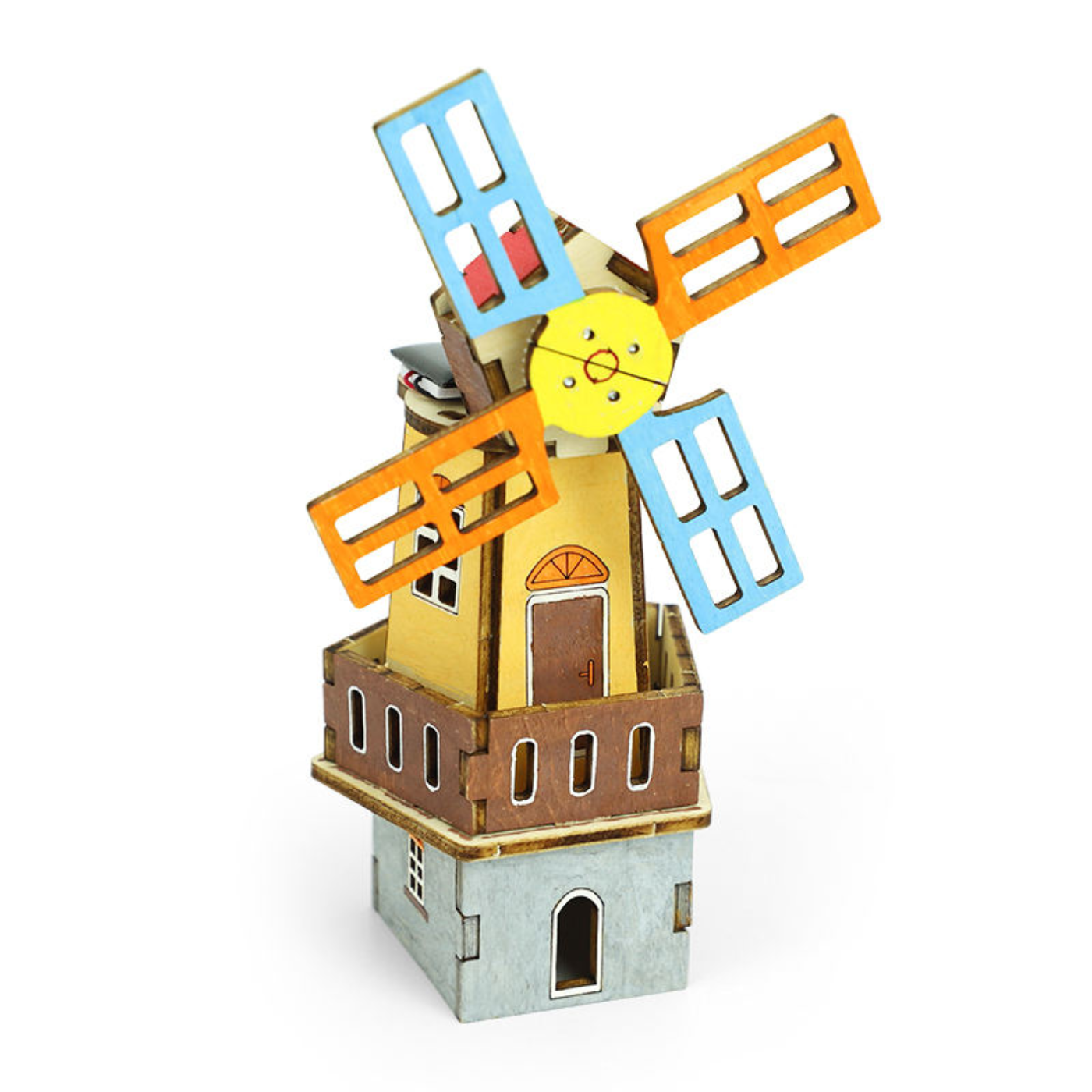 Pludo STEM Kit Sun & Spin – DIY Science Toy for Kids 8–11 | Grade 3–5 Solar Windmill Activity