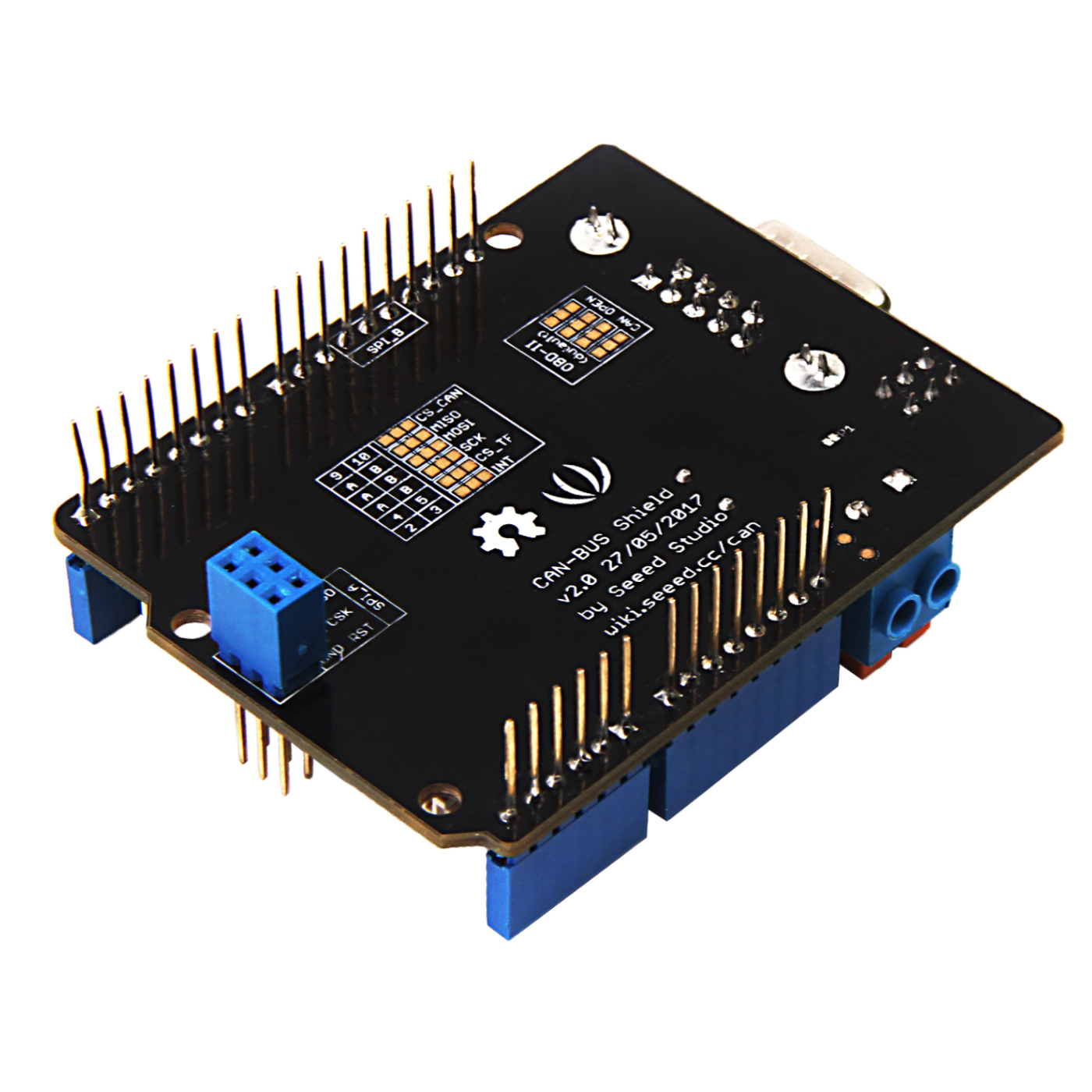 Seeed Studio CAN-BUS Shield V2 with High-Performance MCP2515 Controller & MCP2551 Transceiver