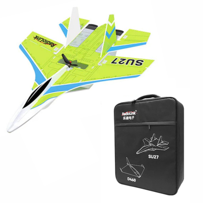 Radiolink SU27 Fighter RC Plane Radio Controlled Airplane(RTF) 4000KV Brushless Motor Fixed Wing Gyroscope Assist for Beginners