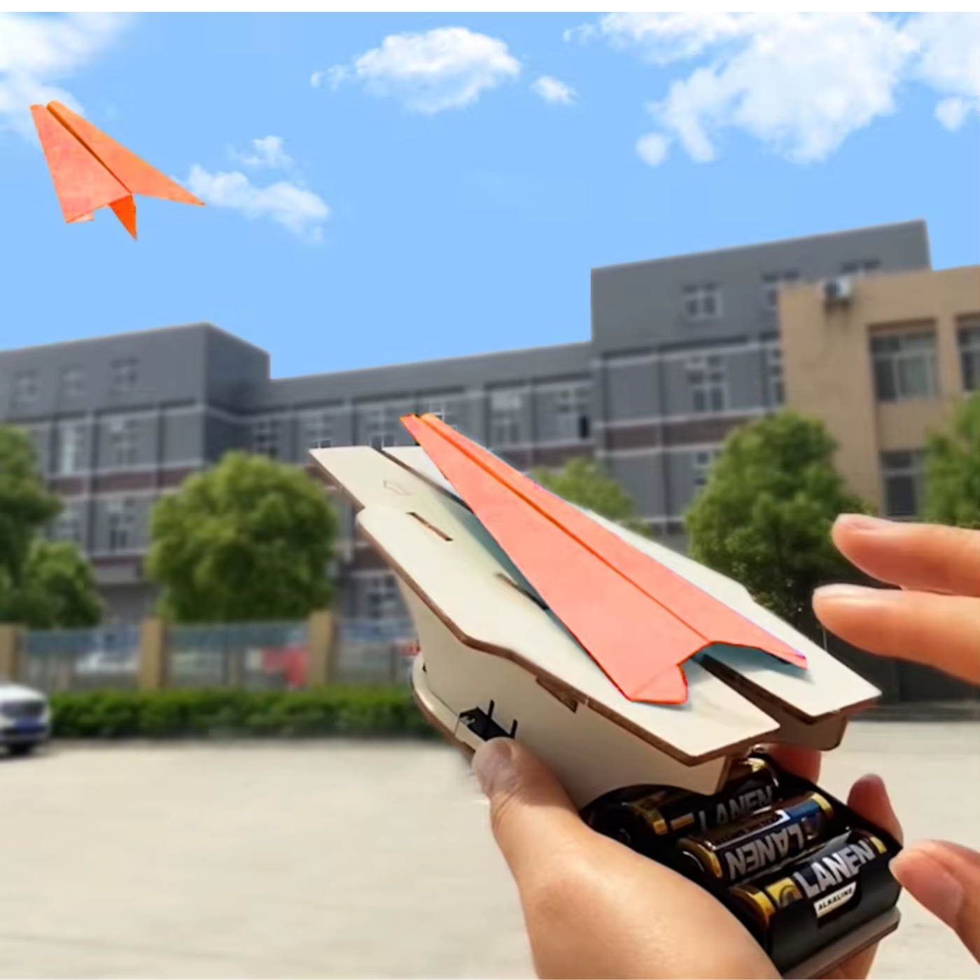 Pludo Paper Plane Launcher Kit – Friction Force Fun Carrier Catapult for Kids (11–14 Yrs) | Grade 6–8 Physics Learning Toy - Image 7