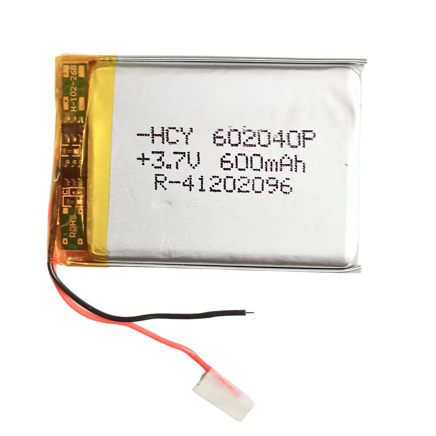 Witty Fox 600mAh Rechargeable 3.7v Lithium Polymer Battery