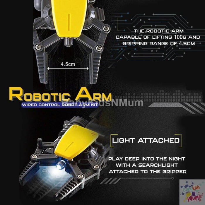 DIY Robotic Arm Mechanic Kit for Kids and Adults