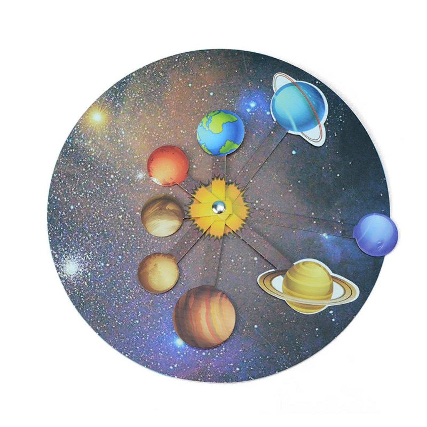 Pludo Spin & Orbit STEM Kit - DIY Science Toy for Kids 8-11 | Grade 3-5 Solar System Activity Model - Image 5