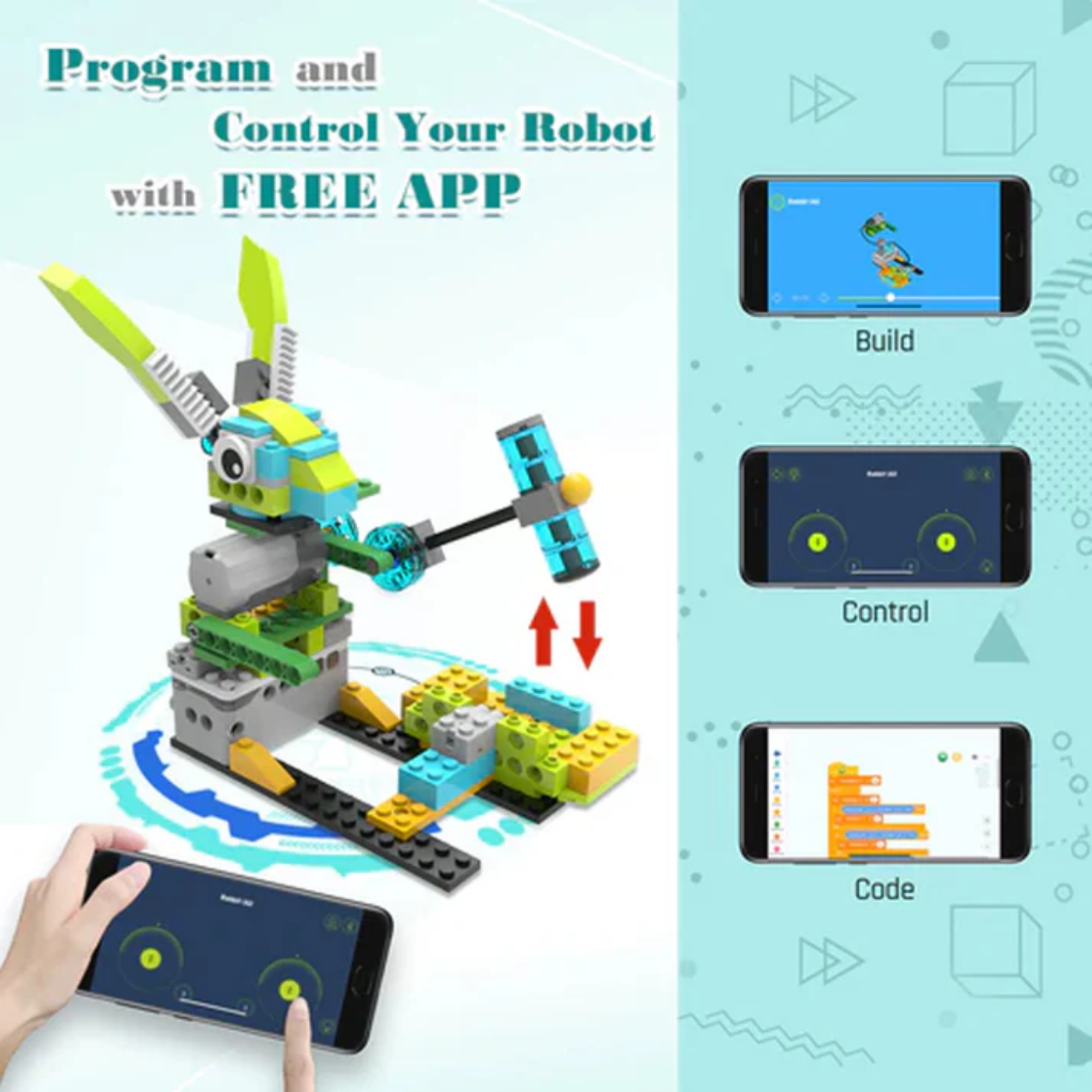 Makerzoid 100 in 1 STEAM Robot Master Educational Toy Set with Programming Building Blocks Course for 6-12 Years - Image 3
