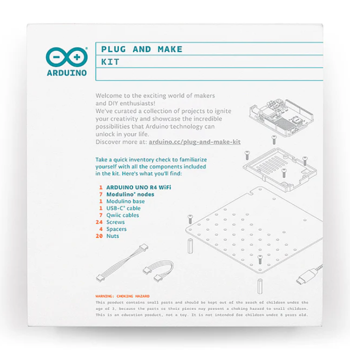 Official Arduino Plug and Make Kit with Arduino Uno R4 wifi - Image 4