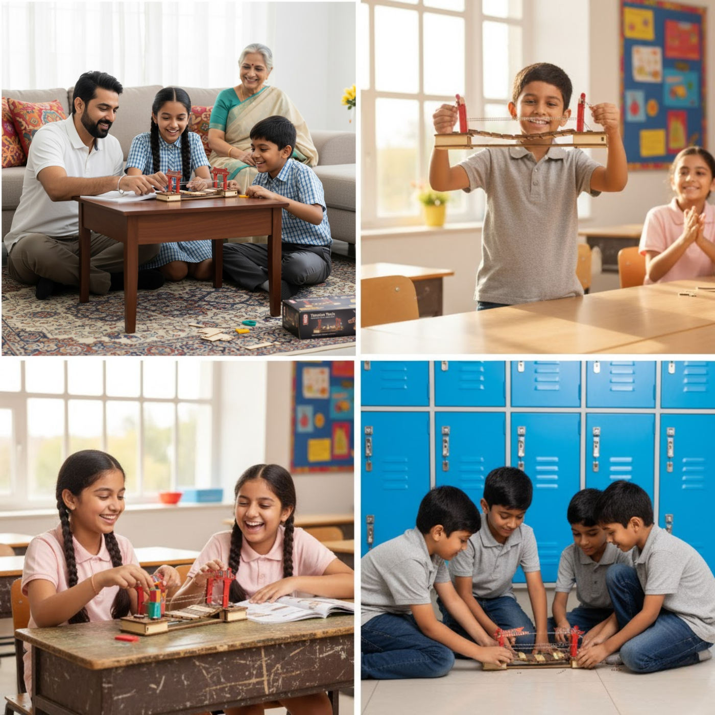 Pludo Cable Bridge DIY Kit – Learn Force & Tension Through Bridge Building for Ages 8–11 | Grade 3–5 - Image 5