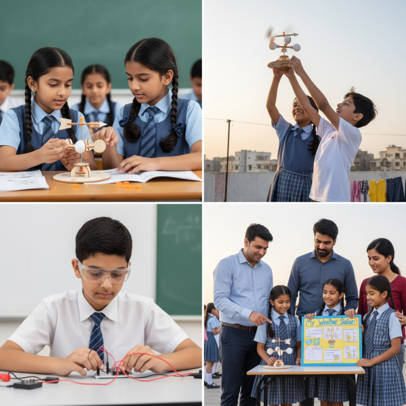 Pludo STEM Kit Breeze Lab – DIY Educational Toy for Kids 8–11 | Grade 3–5 Weather Motion Activity