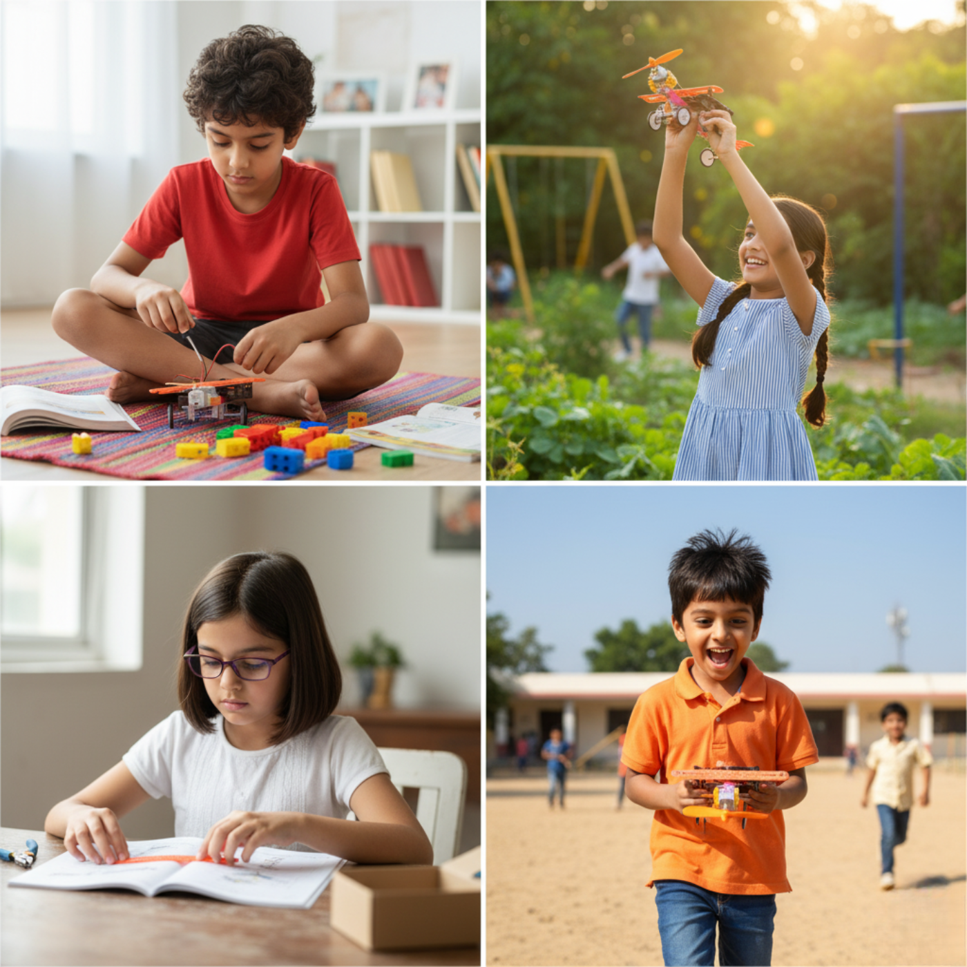 Pludo STEM Kit Power Flight – DIY STEM Toy for Kids 11–14 | Grade 6–8 Electrodynamic Conversion Airplane Project