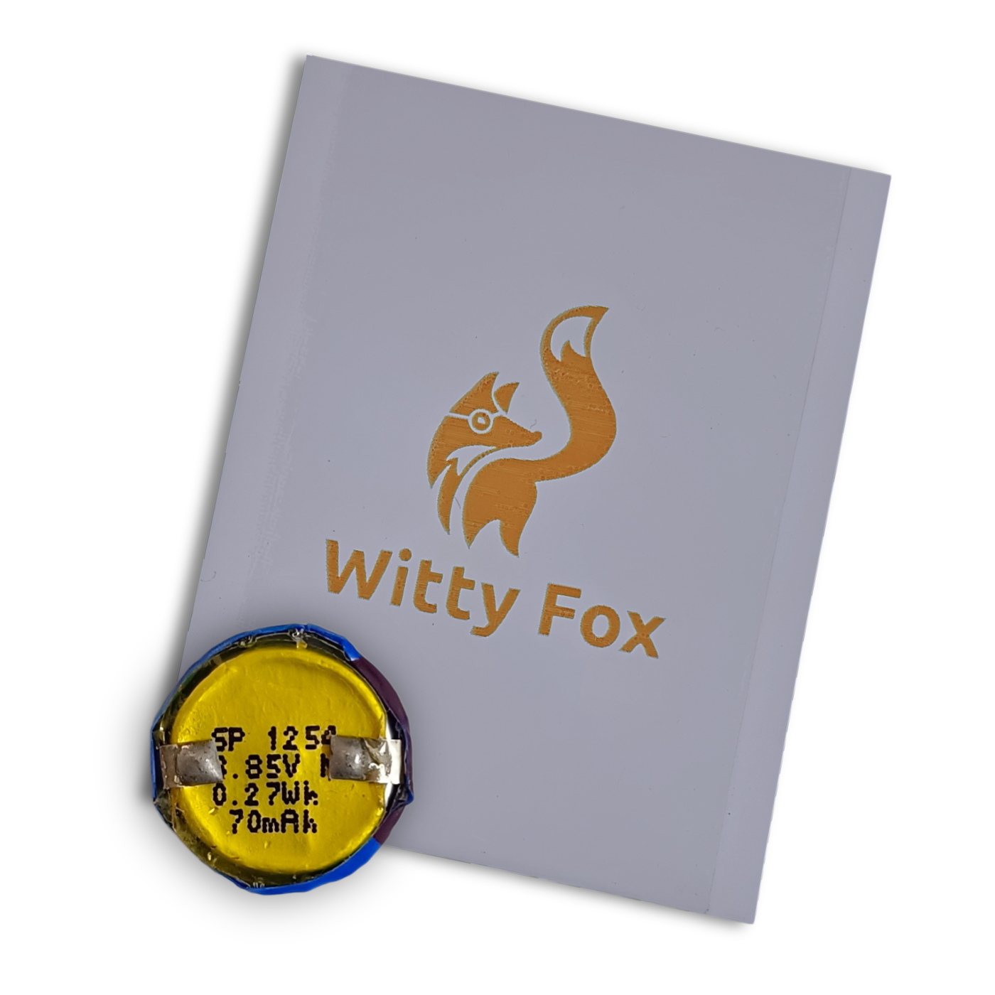 Witty Fox 70mAh Rechargeable 3.8V LiPo Battery