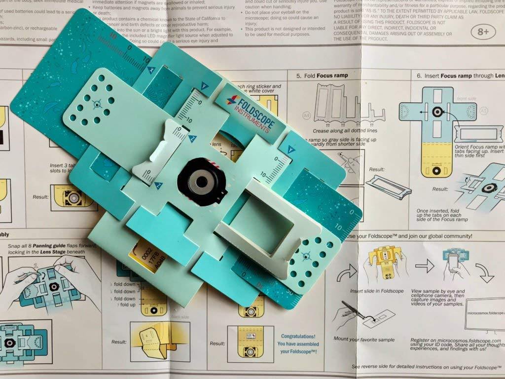 Original DIY Paper Foldscope Microscope Basic Kit - Image 4
