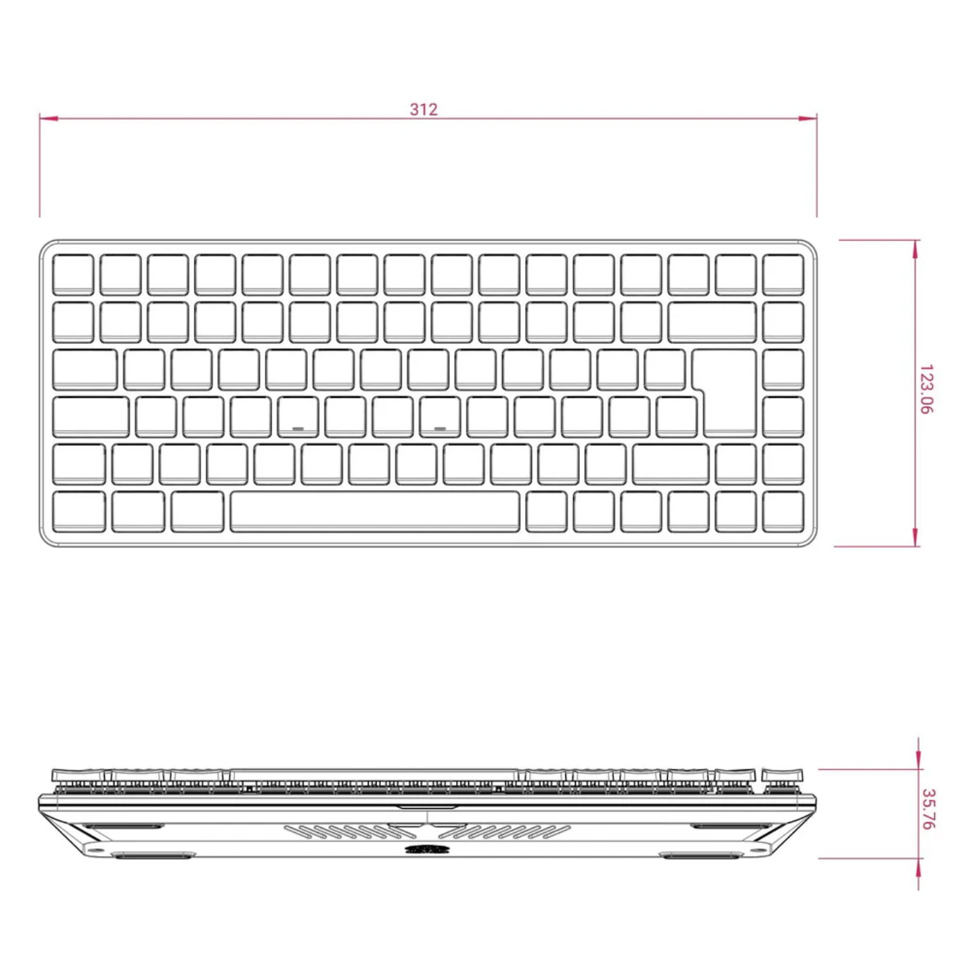 Official Raspberry Pi 500+ Unit Only - Premium Desktop Computer (US Layout) - Image 2