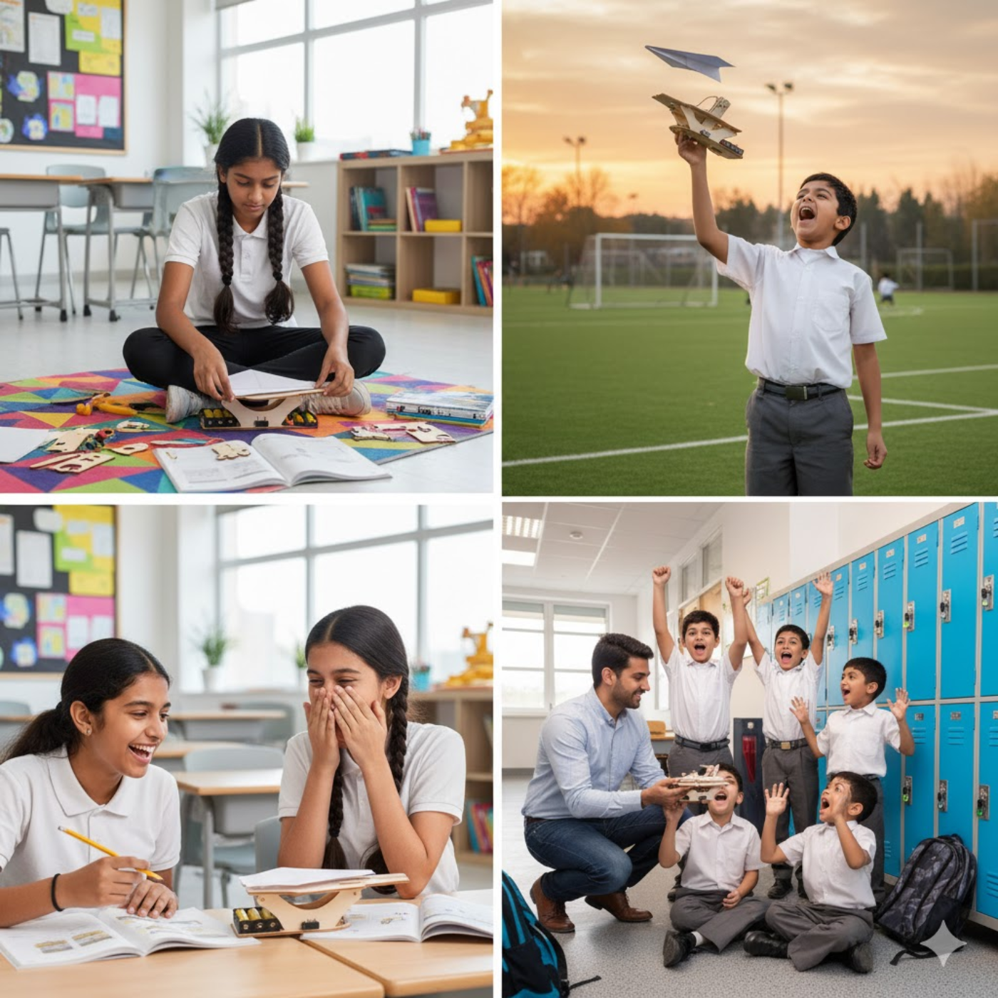 Pludo Paper Plane Launcher Kit – Friction Force Fun Carrier Catapult for Kids (11–14 Yrs) | Grade 6–8 Physics Learning Toy - Image 4