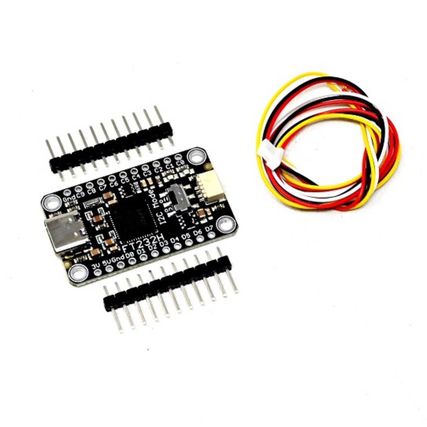 SmartElex FT232H Breakout Board Converts USB to GPIO, SPI, I2C, UART & JTAG