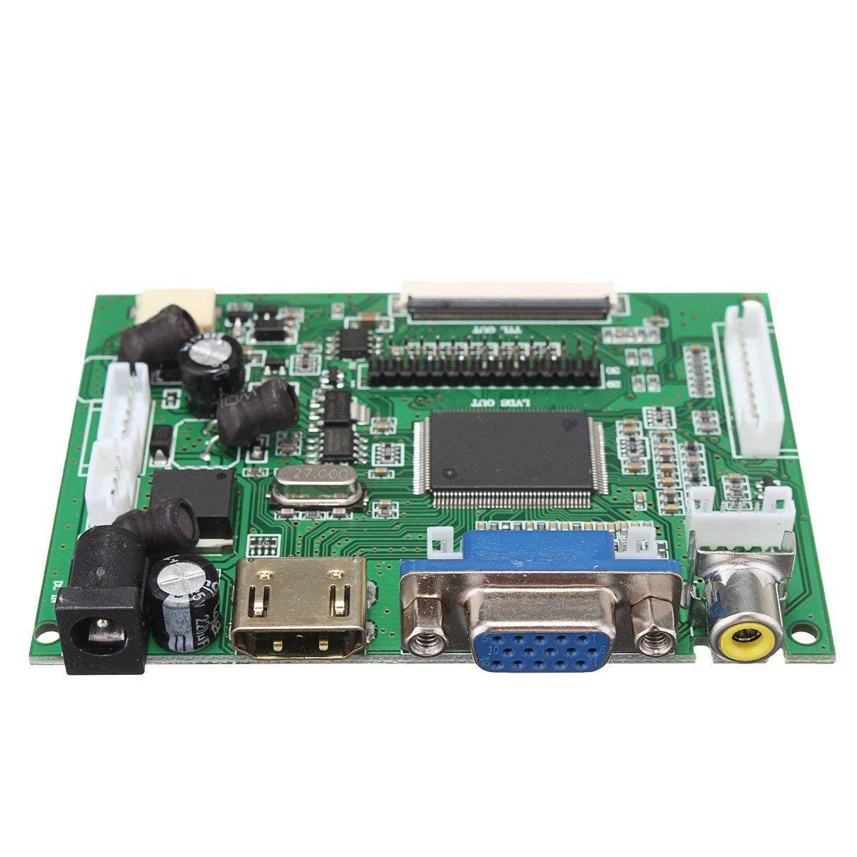 7inch Raspberry Pi LCD Touch Screen Display with Kit HDMI VGA Input Driver Board