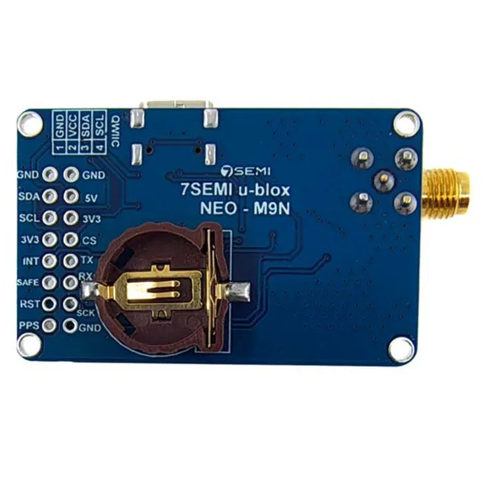 NEO-M9N GPS Breakout Board for Precision GNSS Positioning - 7Semi - Image 10