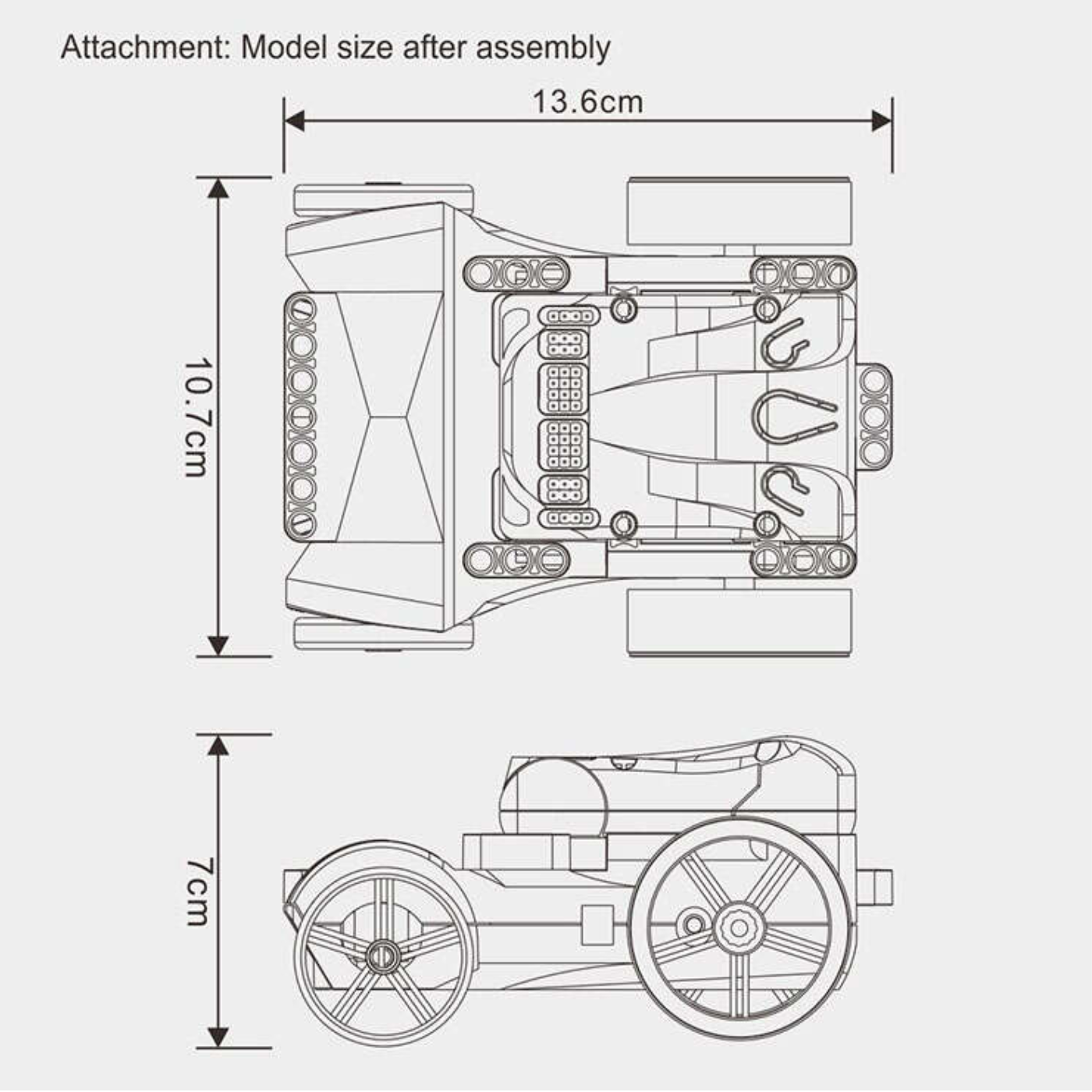 RoboRun JMC-NY-1799 Programmable 4 Wheeled RC Robot Car Kit for Children - Image 3