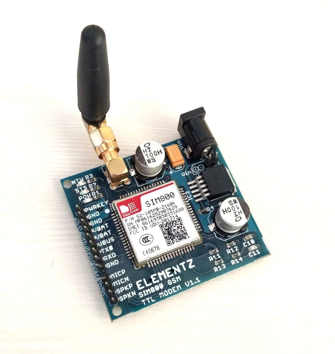 SIM800 UART TTL GSM Modem Module With SMA Antenna