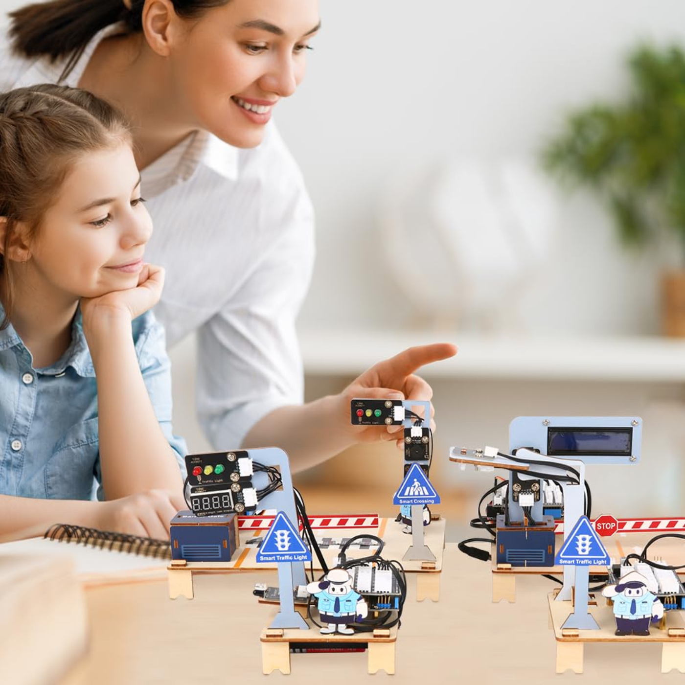 ACEBOTT QE027 ESP32 Intelligent Transportation STEM Kit Compatible with Arduino - Image 7