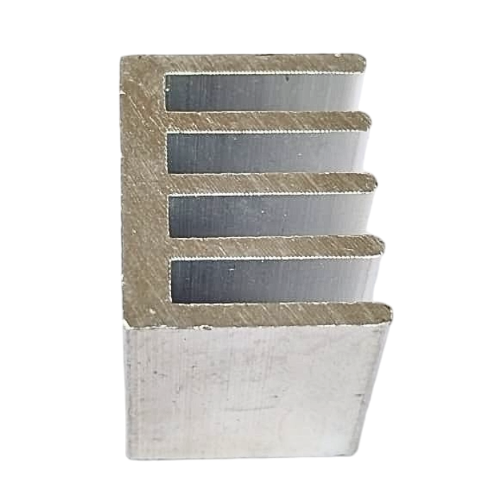 Aluminium Heatsink 19mmx19mmx15mm Silver Tone