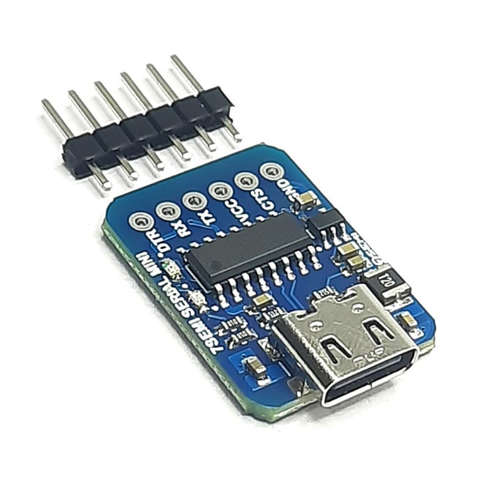 CH340C USB Type C to TTL Serial Converter Breakout Board -7Semi - Image 3