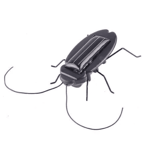 Solar powered Black Cockroach Bug Toy