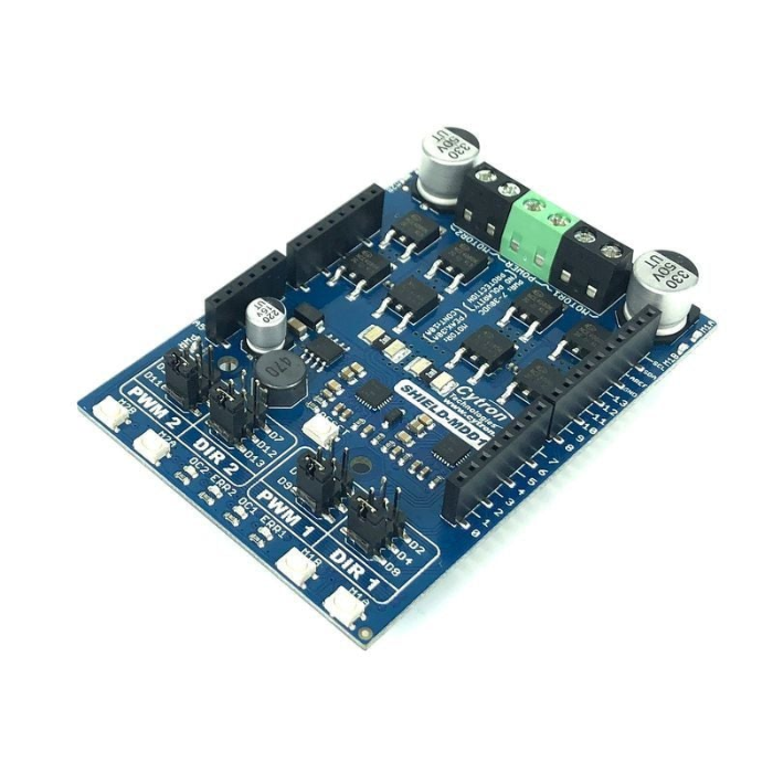 Cytron 10Amp 7V-30V Dual Channel DC Motor Driver Shield for Arduino