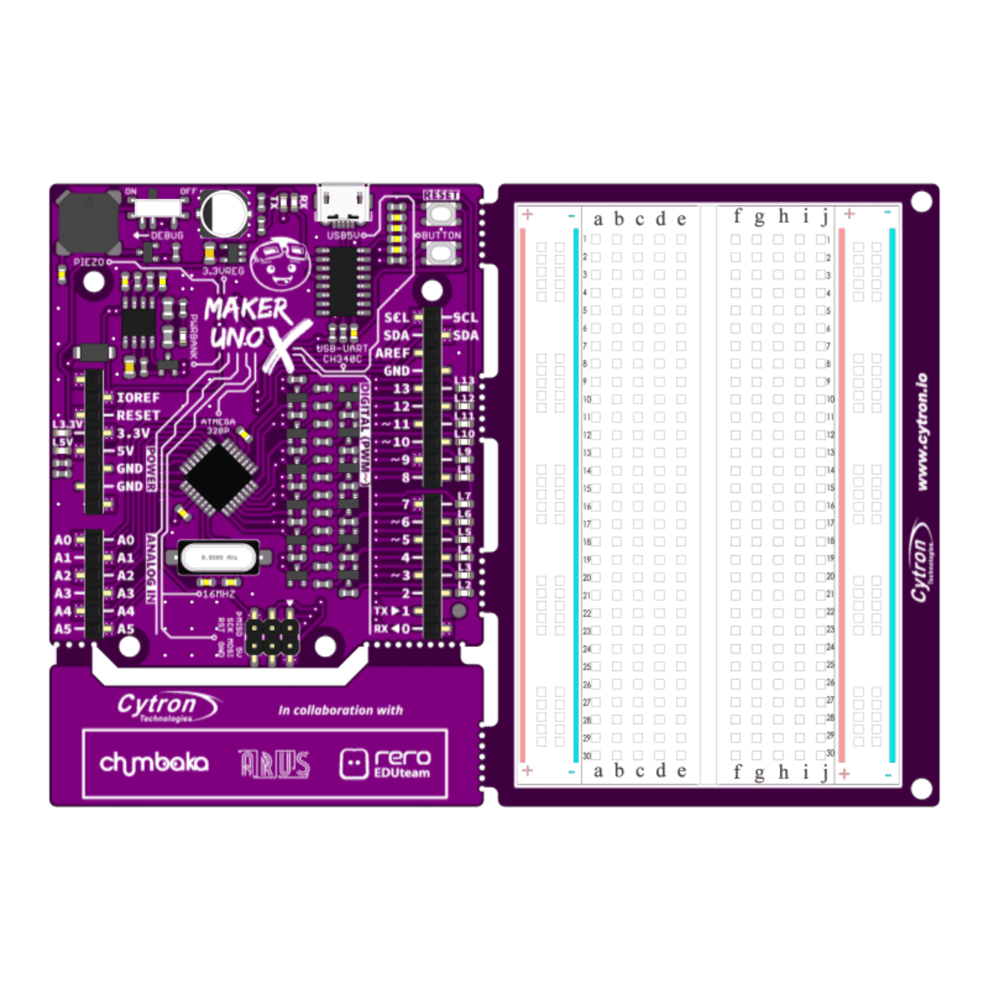 Cytron Maker UNO X – Arduino Compatible Development Board for Classroom - Image 2