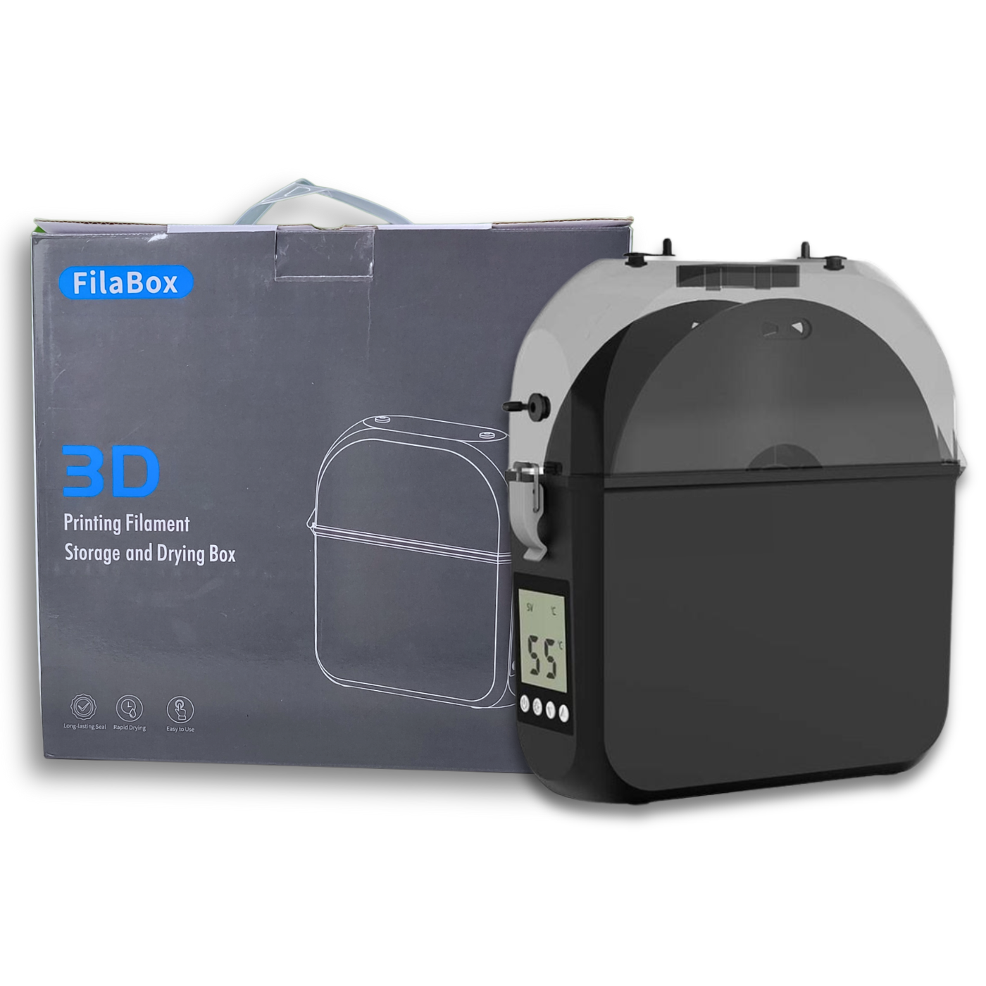 Goofoo D100 3D Printer Single Filament Dryer Box -Black Color - Image 2