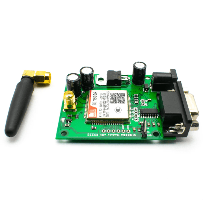 SIM800A LM317 with Antenna(GSM Finger)- ADIY