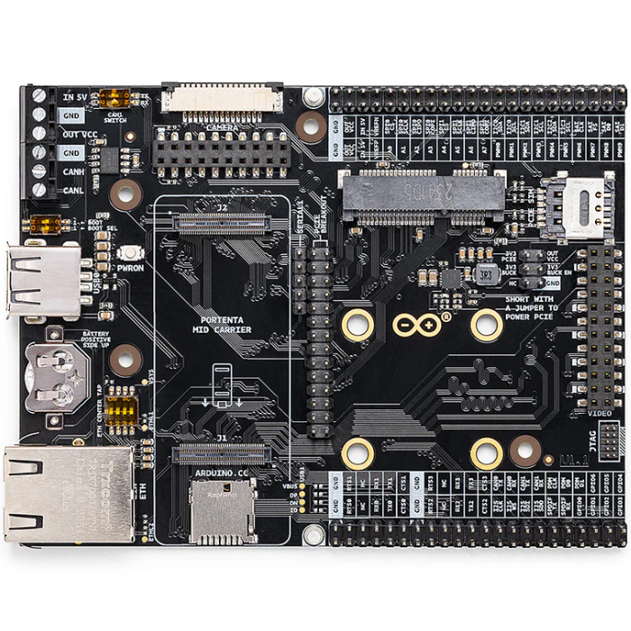 Official Arduino Portenta Mid Carrier Development Board - ASX00055