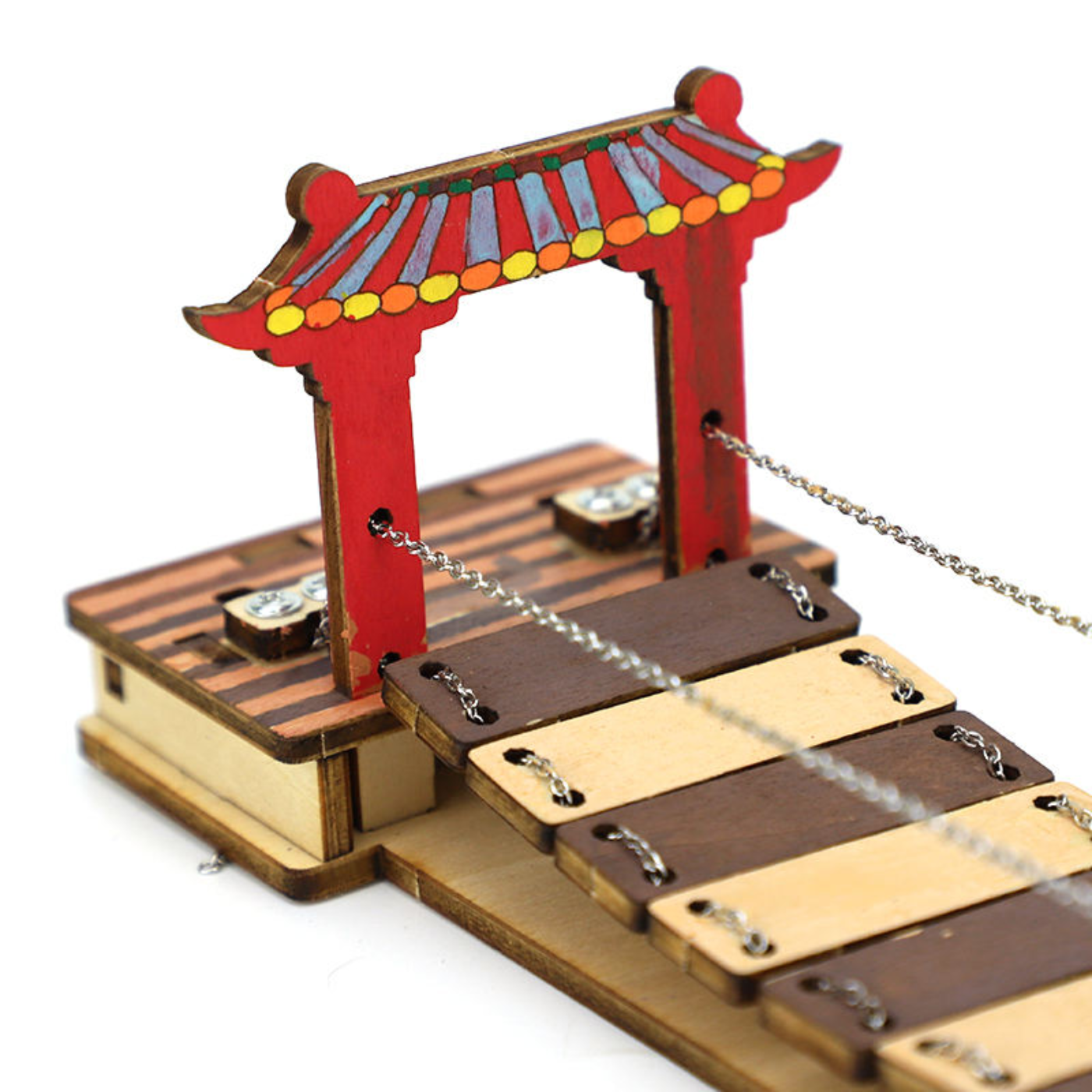 Pludo Cable Bridge DIY Kit – Learn Force & Tension Through Bridge Building for Ages 8–11 | Grade 3–5 - Image 2