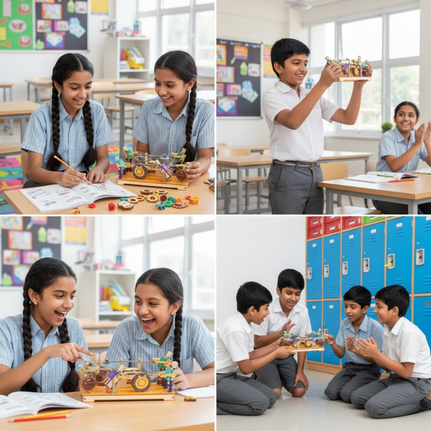 Pludo Gear Drive Science Kit – Learn Motion & Mechanics for Ages 11–14 | Grade 6 to 8