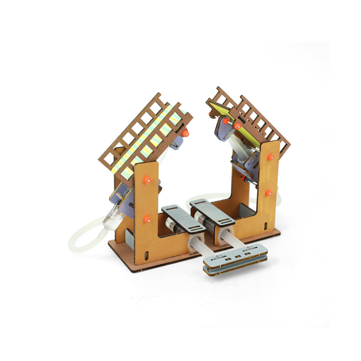 Pludo Pneumatic Movable Bridge STEM Kit – Hydraulic Movement Learning Toy for Ages 11–14 | Grade 6–8 Hands-on Science Project