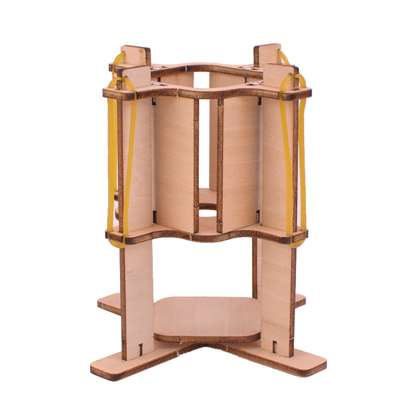 Pludo STEM Kit Spring Force – Shock Absorber DIY Science Experiment Kit for Kids 11–14 | Grade 6–8 Mechanics & Force Model