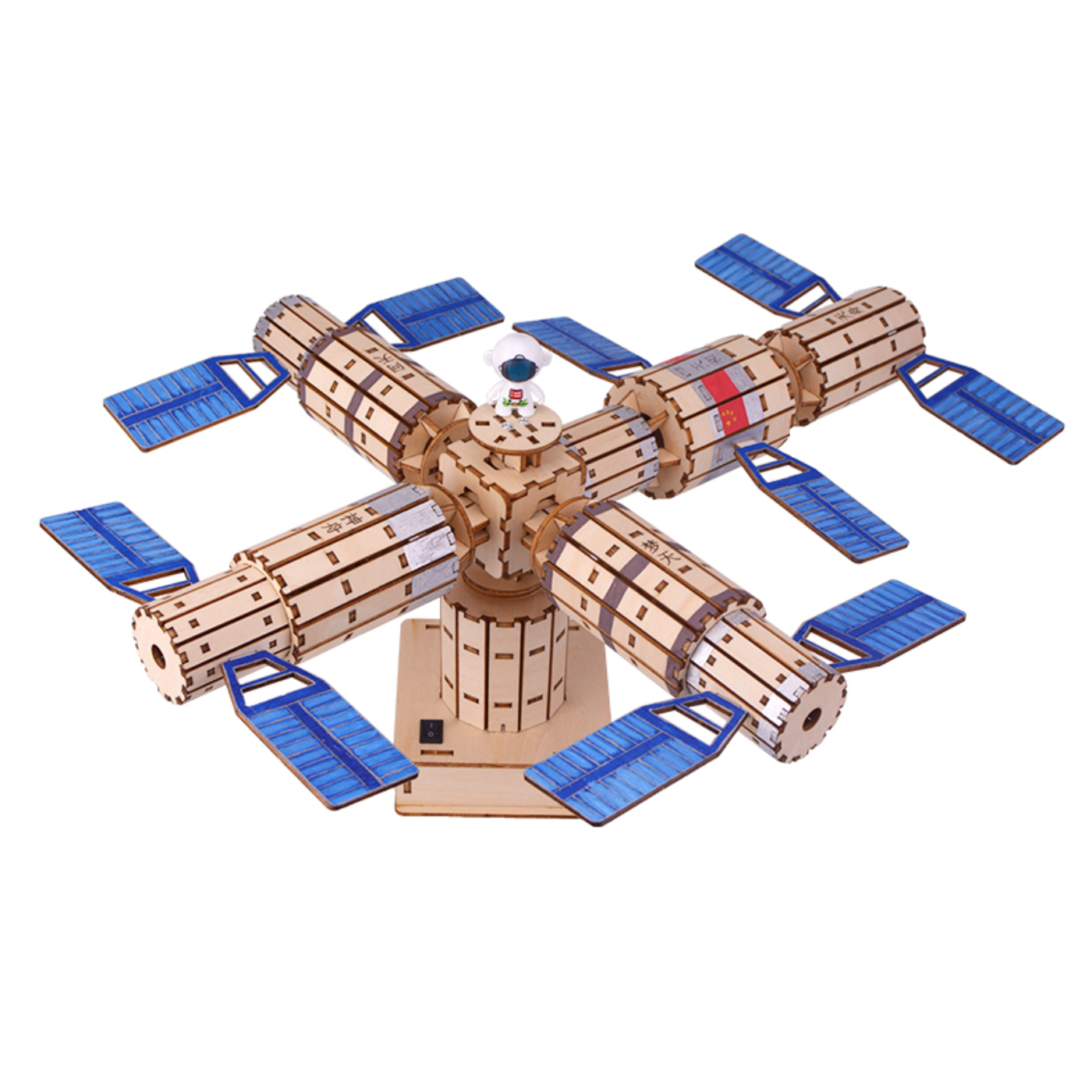 Pludo STEM Space Station Kit – Electrical Energy into Mechanical Motion DIY Science Kit for Kids 11–14 | Grade 6–8 - Image 4